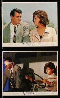 8h035 BLINDFOLD 8 color 8x10 stills '66 great images of Rock Hudson & beautiful Claudia Cardinale!