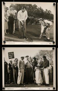 8h675 CADDY 7 8x10 stills '53 screwballs Dean Martin & Jerry Lewis golfing, plus Donna Reed!
