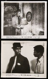 8h420 COOL WORLD 10 8x10 stills '63 classic Shirley Clarke documentary about everyday life in Harlem