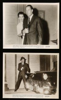 8h430 FOOTSTEPS IN THE NIGHT 10 8x10 stills '57 images of detective Bill Elliott, Eleanore Tanin!