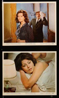 8h042 GHOSTS - ITALIAN STYLE 8 color 8x10 stills '68 sexy Sophia Loren, Vittorio Gassman!
