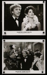 8h764 HAUNTED HONEYMOON 6 8x10 stills '86 Gene Wilder, Gilda Radner, Dom DeLuise, a comedy chiller