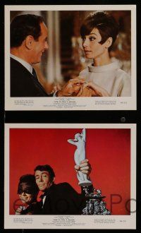 8h086 HOW TO STEAL A MILLION 4 color 8x10 stills '66 sexy Audrey Hepburn, Peter O'Toole, Wallach!
