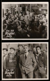 8h765 I'M ALL RIGHT JACK 6 Canadian 8x10s '59 Boulting, Peter Sellers, Terry-Thomas, Attenborough!
