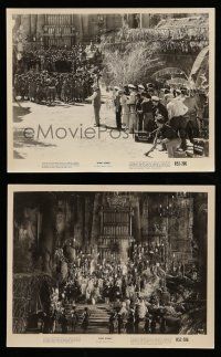 8h982 KING KONG 2 8x10 stills R52 both with cool images of scenes with many natives!