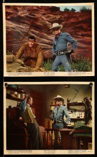 8h044 LONE RANGER 8 color 8x10 stills '56 images of Clayton Moore & Jay Silverheels!