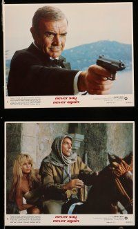 8h046 NEVER SAY NEVER AGAIN 8 8x10 mini LCs '83 great images of Sean Connery as James Bond 007!