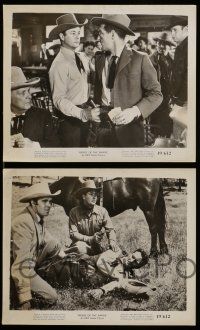 8h897 RIDERS OF THE RANGE 4 8x10 stills '49 great images of cowboy Tim Holt, Richard Martin!