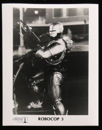8h202 ROBOCOP 3 20 8x10 stills '93 great sci-fi close ups of cyborg cop Robert Burke!