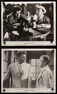 8h536 ROPE OF SAND 9 8x10 stills '49 Burt Lancaster, Henreid, Claude Rains, Peter Lorre, Calvet!