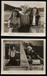 8h955 SAN FERNANDO VALLEY 3 8x10 stills '44 images of Roy Rogers, Dale Evans, Jean Porter!