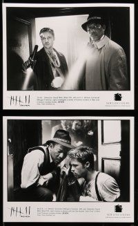 8h539 SEVEN 9 8x10 stills '95 Morgan Freeman, Brad Pitt, Gwyneth Paltrow, serial killer classic!