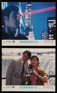 8h081 SUPERMAN II 5 8x10 mini LCs '81 Christopher Reeve as the Man of Steel, Margot Kidder!