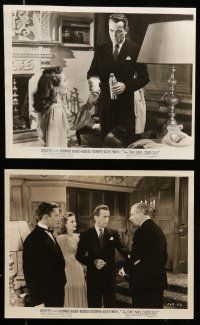 8h403 TWO MRS. CARROLLS 11 8x10 stills '47 Humphrey Bogart, Barbara Stanwyck, Nigel Bruce!