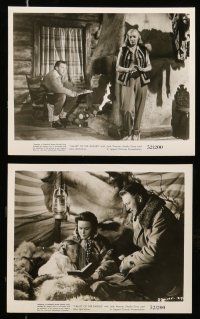 8h468 VALLEY OF THE EAGLES 10 8x10 stills '52 Terence Young, Nadia Gray, English Arctic thriller!