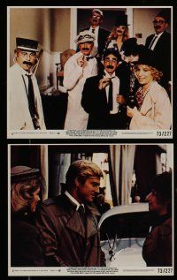 8h092 WAY WE WERE 4 8x10 mini LCs '73 Barbra Streisand & Robert Redford, directed by Sydney Pollack