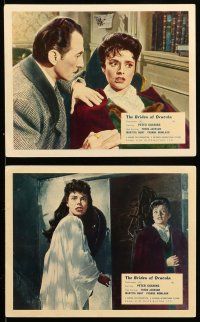 8h061 BRIDES OF DRACULA 7 color English FOH LCs '60 Terence Fisher, Hammer, Cushing as Van Helsing!