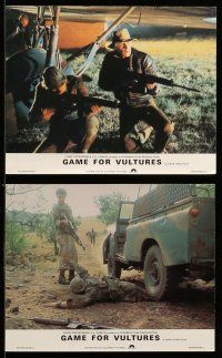 8h602 GAME FOR VULTURES 8 English FOH color LCs '79 images of Richard Harris, Richard Roundtree!
