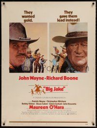 8j143 BIG JAKE 30x40 '71 John Wayne fought through hell to save a grandson he had never seen!