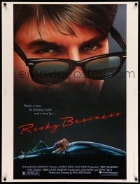 8j212 RISKY BUSINESS 30x40 '83 classic close up artwork image of Tom Cruise in cool shades!