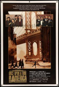 8j326 ONCE UPON A TIME IN AMERICA 40x60 '84 Robert De Niro, James Woods, directed by Sergio Leone!