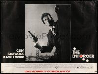 8j104 ENFORCER subway poster '76 photo of Clint Eastwood as Dirty Harry by Bill Gold!