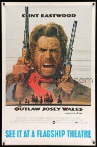 8j125 OUTLAW JOSEY WALES half subway '76 Clint Eastwood is an army of one, cool double-fisted art!