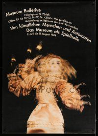 8j025 KUNSTLICHEN MENSCHEN UND AUTOMATEN 36x50 Swiss Art Exhibition '74 bizarre art of doll!
