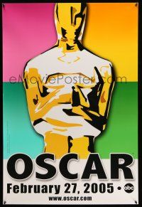 8k017 77th ANNUAL ACADEMY AWARDS 1sh '05 Brett Davidson artwork of the Oscar!