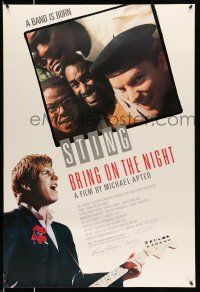 8k115 BRING ON THE NIGHT 1sh '85 Sting with guitar, directed by Michael Apted!