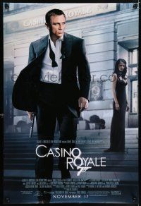 8k129 CASINO ROYALE advance DS 1sh '06 Daniel Craig as James Bond & sexy Eva Green!