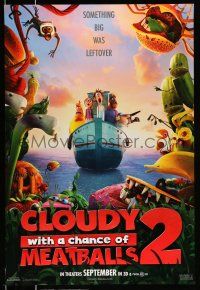 8k165 CLOUDY WITH A CHANCE OF MEATBALLS 2 teaser 1sh '13 something big was leftover!