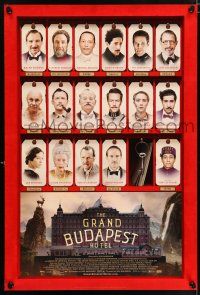 8k297 GRAND BUDAPEST HOTEL advance DS 1sh '14 Ralph Fiennes, F. Murray Abraham, Adrien Brody!
