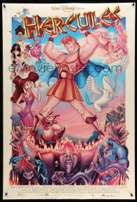 8k329 HERCULES DS 1sh '97 Walt Disney Ancient Greece fantasy cartoon!