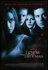 8k352 I KNOW WHAT YOU DID LAST SUMMER DS 1sh '97 Jennifer Love Hewitt, Sarah Michelle Gellar