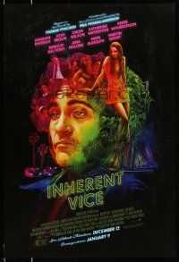 8k373 INHERENT VICE advance DS 1sh '14 Joaquin Phoenix, Brolin, Wilson, wild artwork!
