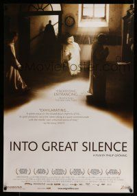 8k382 INTO GREAT SILENCE 1sh '05 Grande Chartreuse monk documentary!