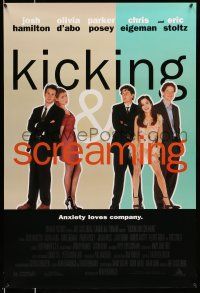 8k417 KICKING & SCREAMING 1sh '95 directed by Noah Baumbach, anxiety loves company!
