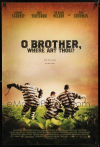 8k552 O BROTHER, WHERE ART THOU? DS 1sh '00 Coen Brothers, George Clooney, John Turturro
