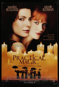 8k583 PRACTICAL MAGIC advance DS 1sh '98 sexy witches Sandra Bullock & Nicole Kidman!