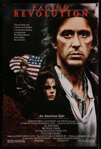8k625 REVOLUTION 1sh '85 Al Pacino, Nastassja Kinski, set in 1776, directed by Hugh Hudson!