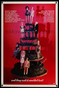 8k633 ROCKY HORROR PICTURE SHOW 1sh R85 by Tim Curry, cool Barbie Dolls on cake image!