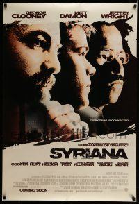 8k736 SYRIANA int'l advance DS 1sh '05 George Clooney, Matt Damon and Jeffrey Wright!