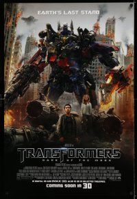 8k786 TRANSFORMERS: DARK OF THE MOON coming soon style advance DS 1sh '11 directed by Michael Bay!
