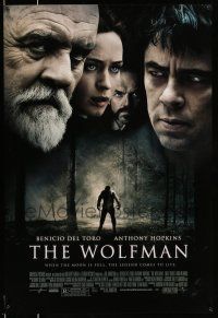 8k840 WOLFMAN DS 1sh '10 Benicio Del Toro, Anthony Hopkins, Emily Blunt & Hugo Weaving!