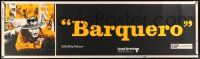 8m012 BARQUERO paper banner '70 cowboy Lee Van Cleef with gun, cool western montage!