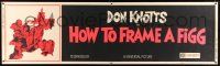 8m057 HOW TO FRAME A FIGG paper banner '71 wacky screwball comedy montage of Don Knotts!