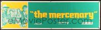 8m078 MERCENARY paper banner '69 Il Mercenario, Jack Palance & Franco Nero, great montage!
