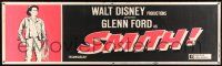 8m101 SMITH paper banner '69 cowboy Glenn Ford has too much fun to stay out of trouble, Disney!
