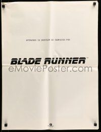 8m318 BLADE RUNNER ad mat '82 Ridley Scott sci-fi classic, art of Harrison Ford by John Alvin!